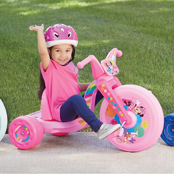 Minnie mouse fly wheel hot sale tricycle